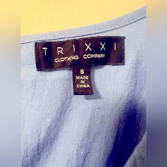 Trixxi light blue Romper, size Small - Picture 3 of 7